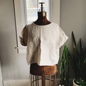 Elizabeth Suzann Linen Georgia Tee